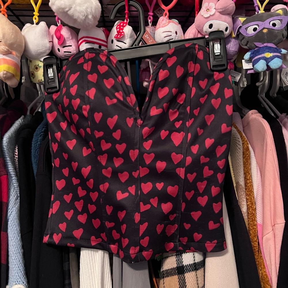 Fashion Nova Heart Corset Top